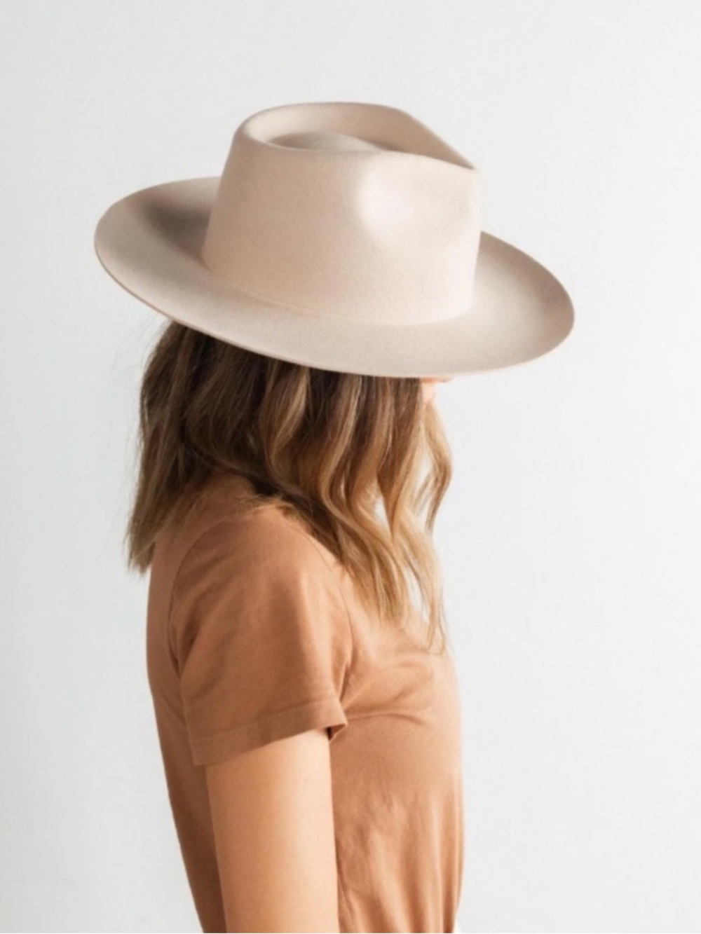 Gigi Pip Zephyr Rancher Hat Ivory Size 57